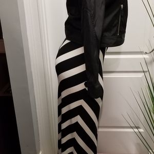 SOLD.  White House Black Market Chevron Skirt